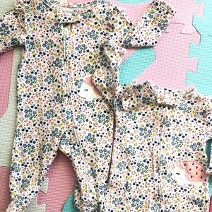 Carter’s matching Twins onesie
